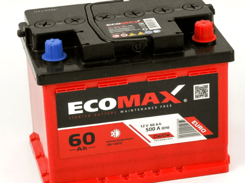 Ecomax 60Ah 500A 0