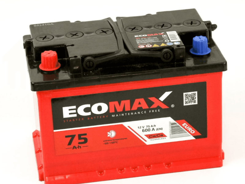 Ecomax 75Ah 600A 1