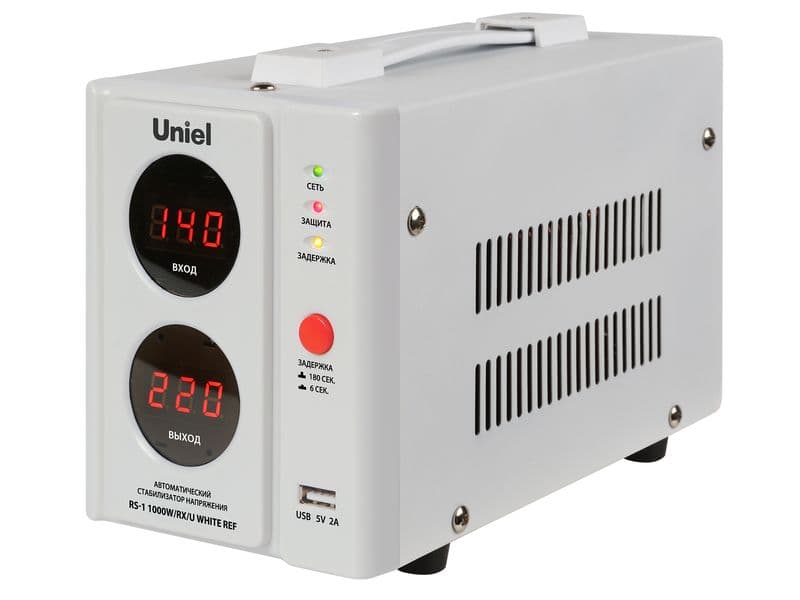 UNIEL RS-1 1000W-RX-U WHITE REF 1000ВА. USB разъем